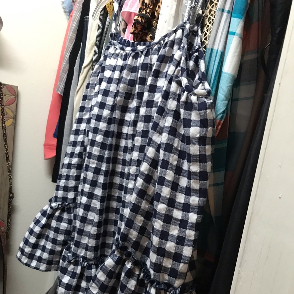 Blue & White Top